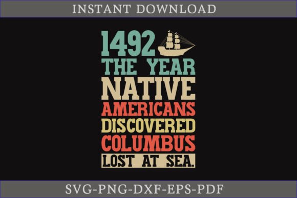 1492 Native Americans SVG: A Crafts Graphics Gem