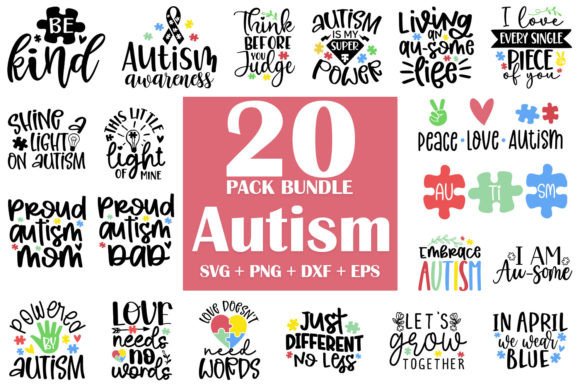 Autism Svg Bundle: Perfect Graphics for Handmade Crafts