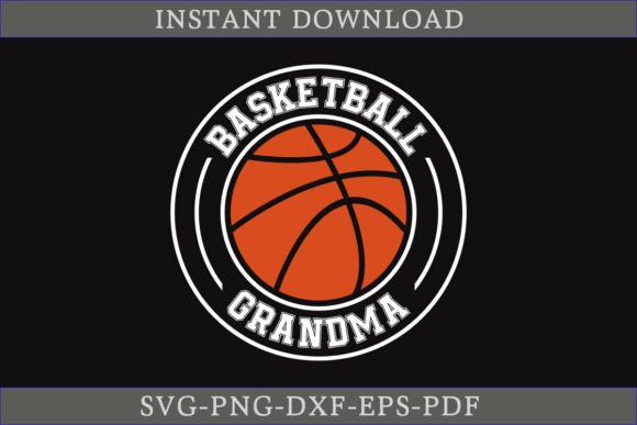 Basketball Grandma SVG Cut File: A Perfect Graphics Asset for Crafts
