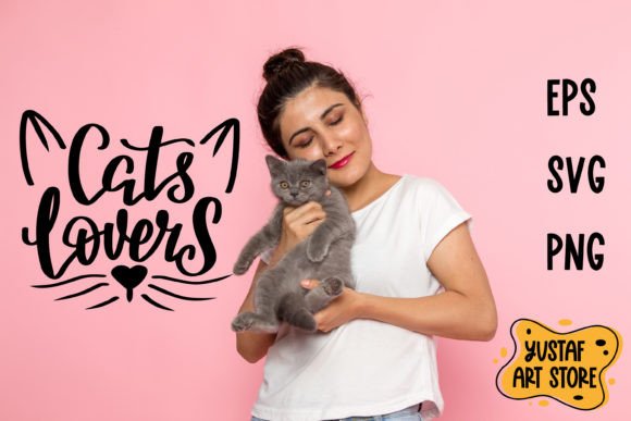 Cats Lovers Lettering SVG: A Versatile Graphics Asset for Crafts