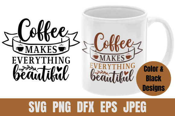Coffee SVG Graphics: A Perfect Brew for Crafts and Content