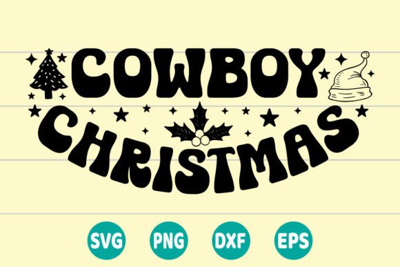 Cowboy Christmas SVG: A Versatile Graphics Asset for Crafts