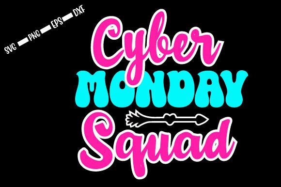 Cyber Monday Awesome Retro Svg Design for Graphics & Crafts
