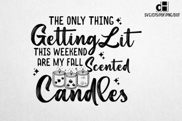 Fall Candle SVG Design: A Creative Asset for Crafts and Graphics