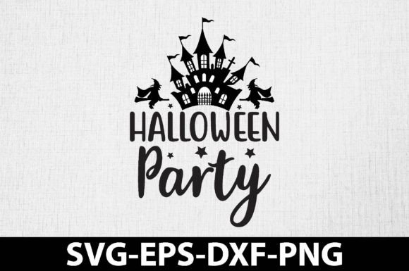 Halloween Party SVG: A Spooky Graphics Asset for Crafts