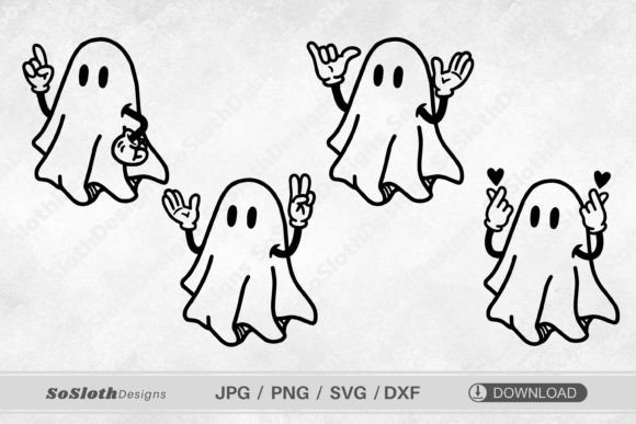 Halloween Svg, Ghosts Svg for Graphics and Crafts