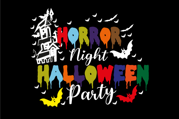 Horror Night Halloween Party SVG for Creative Crafts
