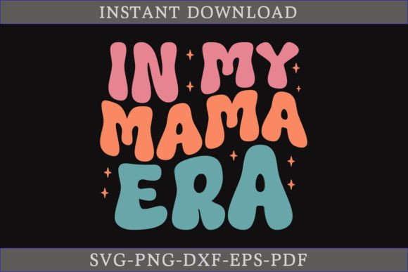 In My Mama Era Halloween Retro SVG File for Graphics and Crafts