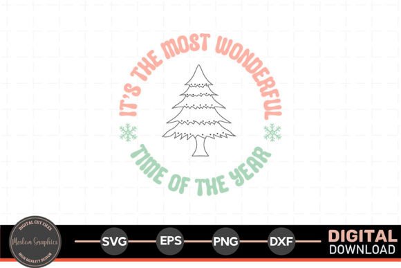 It's the Most Wonderful Time - Retro SVG for Graphics & Crafts